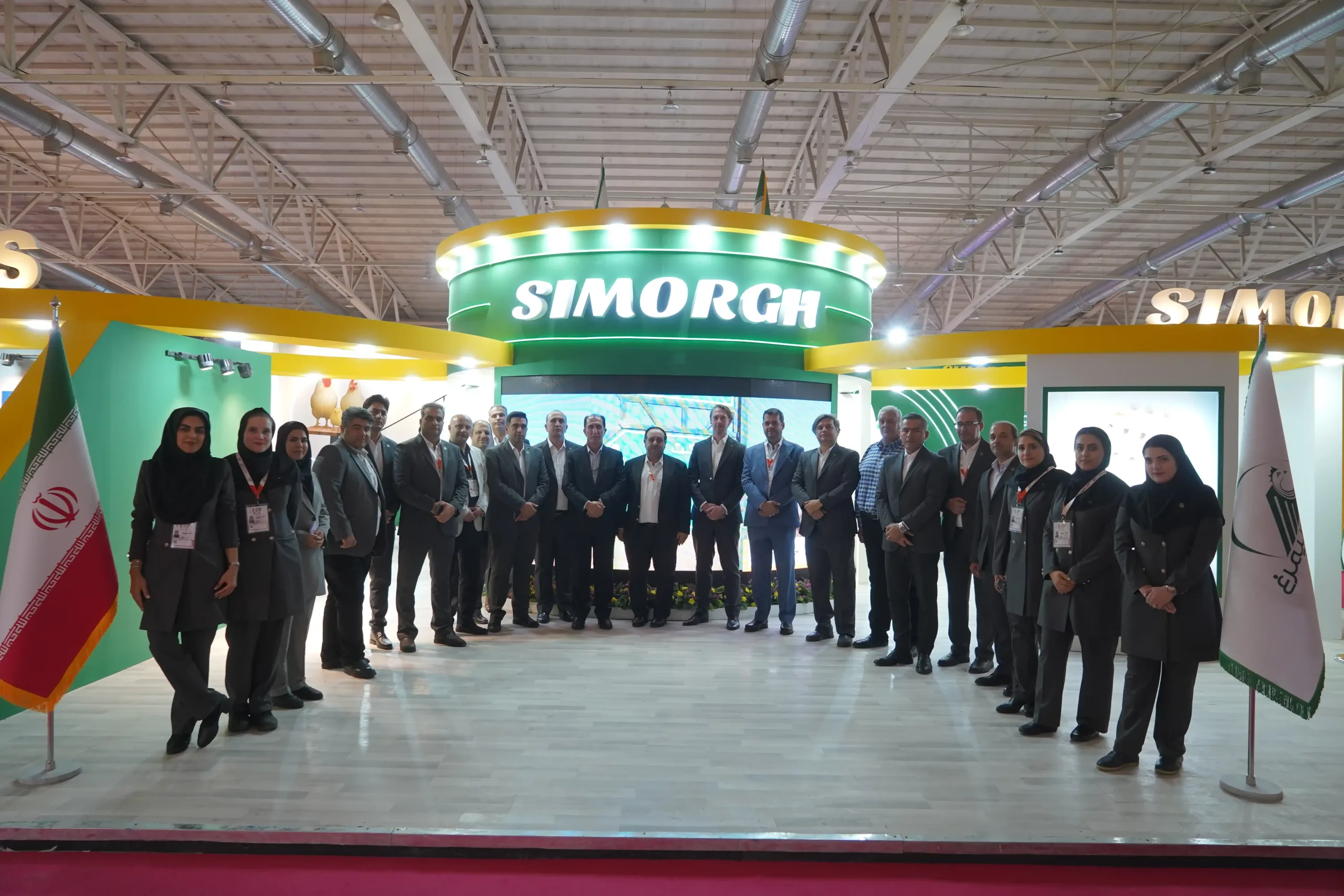 حضور گسترده شرکت سیمرغ در نمایشگاه دام و طیور